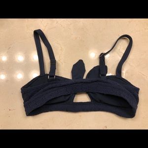 Navy blue bikini top